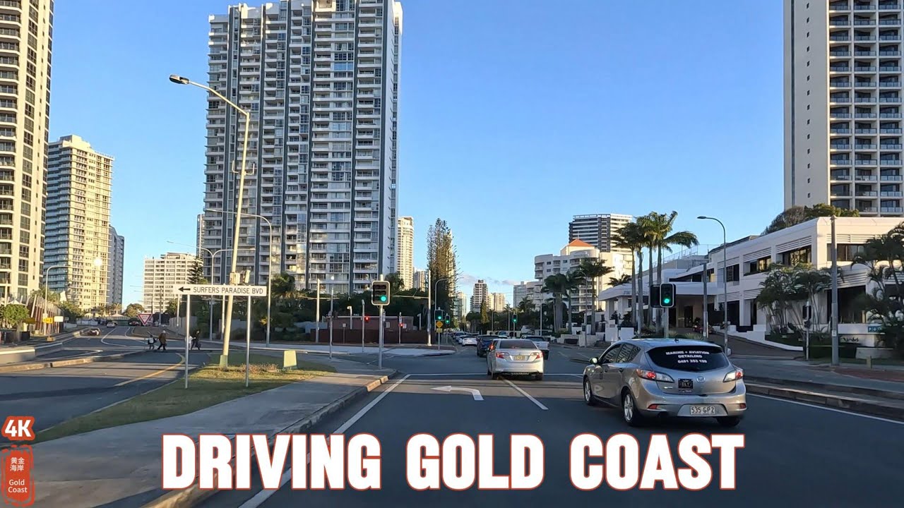 [4k] Driving To Surfers Paradise Wednesday 17 July 2024 | Gold Coast | Queensland | Australia