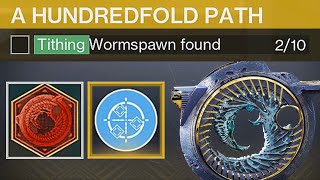 Destiny 2 Barrow-Dyad Catalyst One for All Refit - A Hundredfold Path - Tithing Wormspawn Found