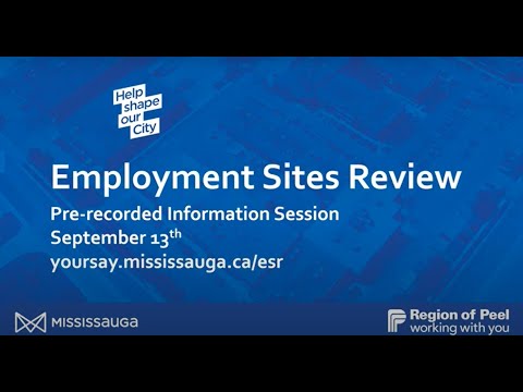 Employment Sites Review | Pre-Recorded Information Session, September 13, 2023