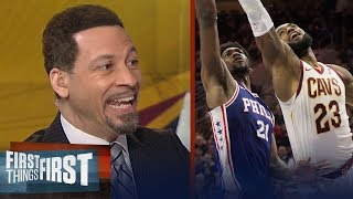 Chris Broussard explains why LeBron James with Embiid in Philly is the best fit | FIRST THINGS FIRST
