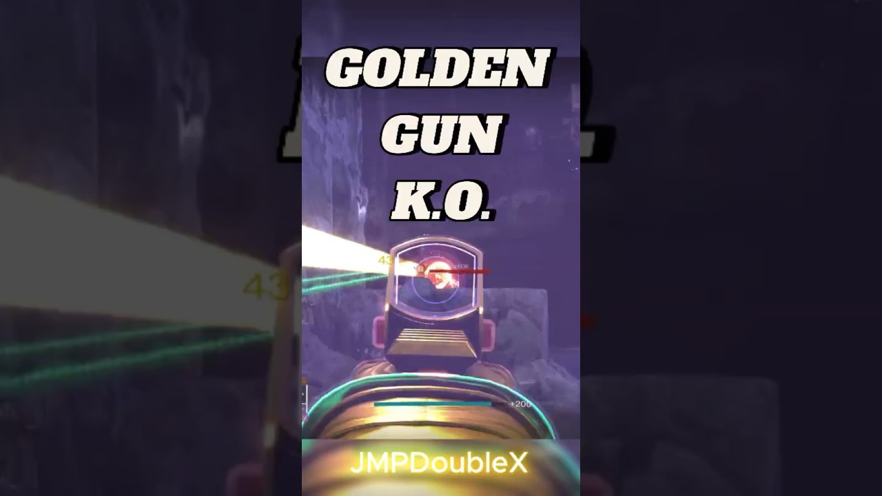 How To Skillfully Take Out A Golden Gun. 