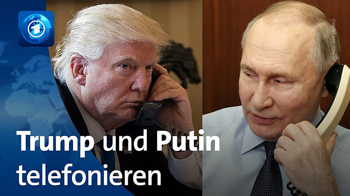 Hohe Erwartungen an Trumps Telefonat mit Putin