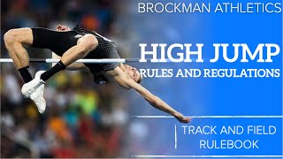 HIGH JUMP RULES & REGULATIONS