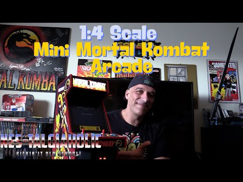 Custom 1:4 Scale Mini Mortal Kombat Arcade Review