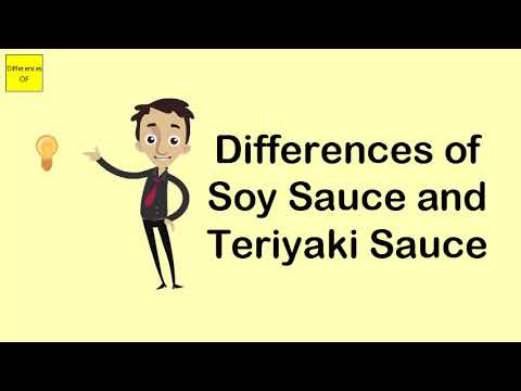 Differences of Soy Sauce and Teriyaki Sauce