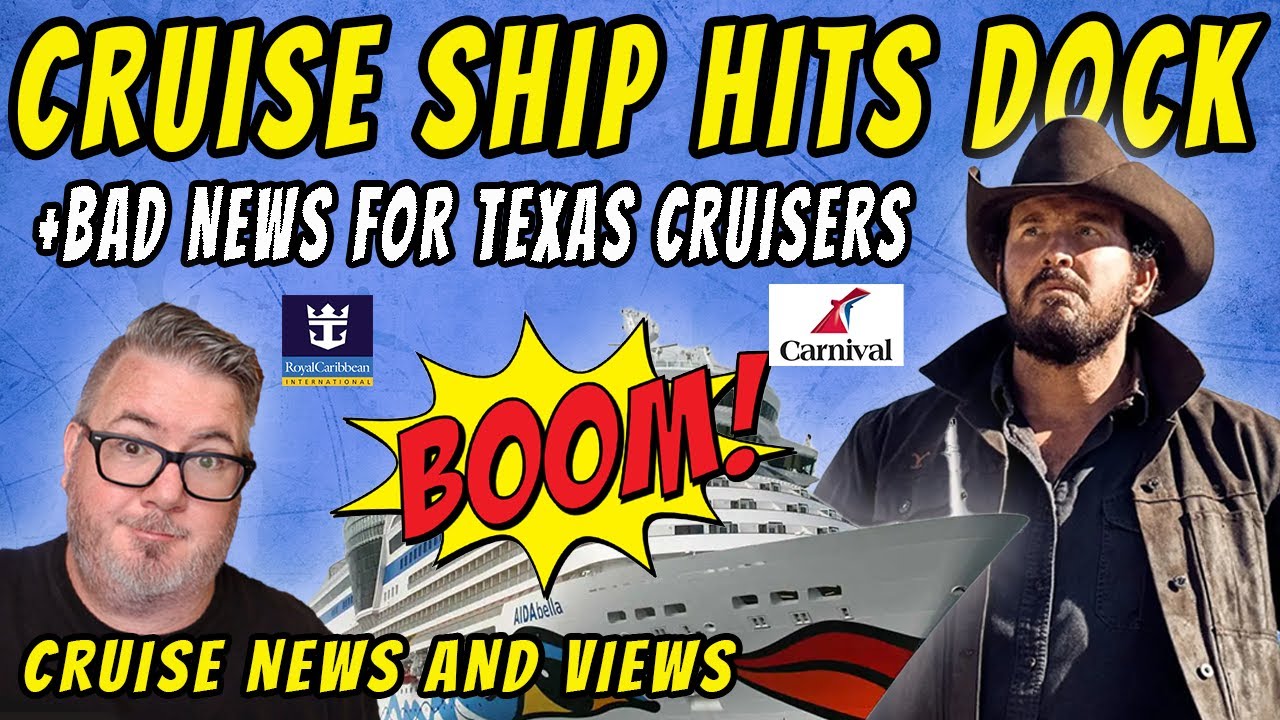 CRUISE NEWS CRUISE SHIP HITS DOCK, ROYAL TO OFFER FREE CHAT, NEW