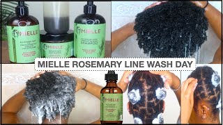 Unsponsored Mielle Rosemary Mint Wash Day On Short 4C Hair Intro To Baggy Method