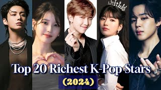 Top 20 Richest K-Pop Stars According to Net Worth Latest Updates (2024) Kim Jae-joong || G-Dragon