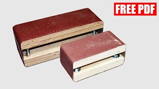 Sanding Blocks - DIY - How to make ? - Hand Sander - New idea !