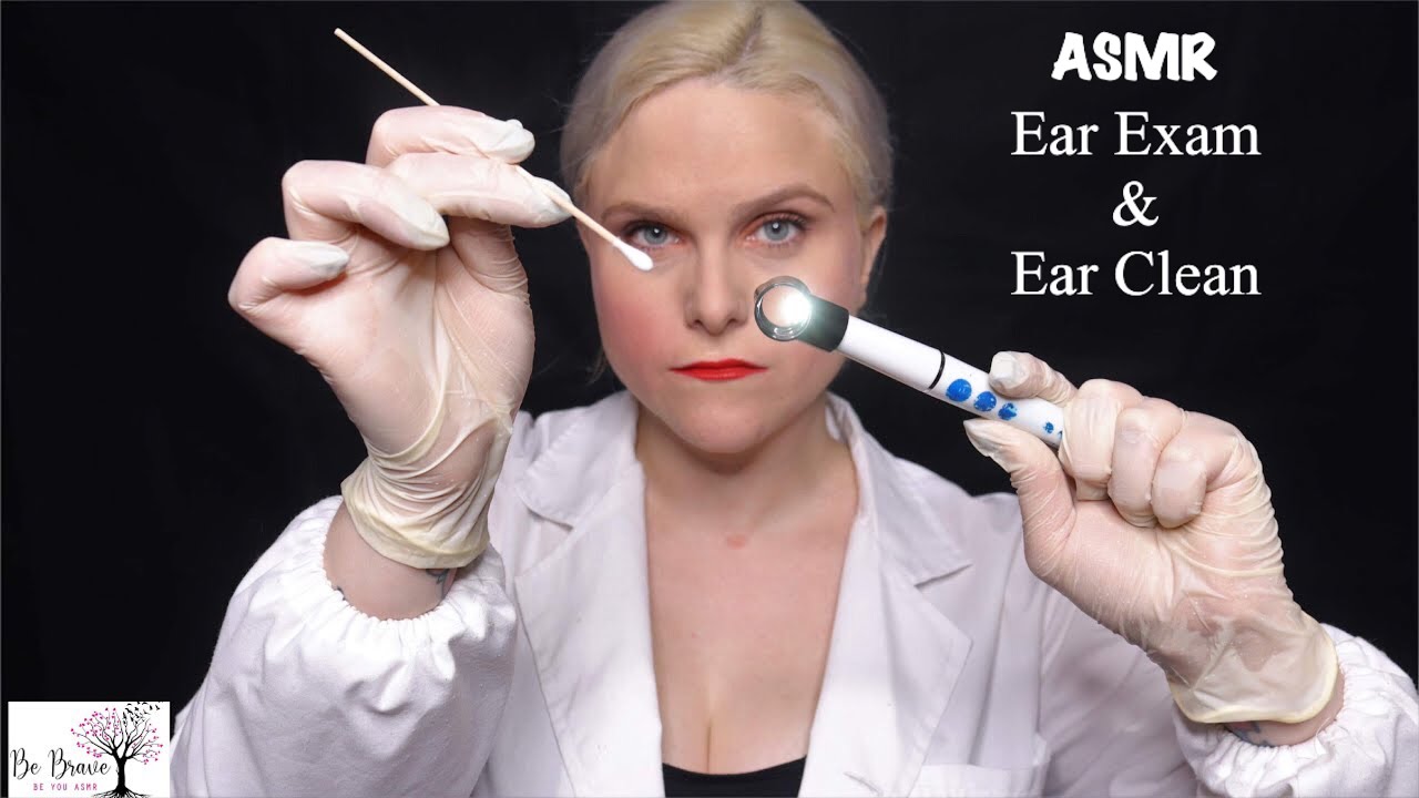 ASMR Ear Exam & Cleaning Roleplay: Gloves, Picking, Scratching, Massage, Metal & Q Tip