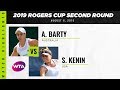 Ashleigh Barty vs. Sofia Kenin | 2019 Rogers Cup Second Round | WTA Highlights