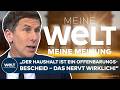 HAUSHALT: "Fast eine Billion Schulden bis 2030" und trotzdem Lücke nicht gestopft! | MEINUNG