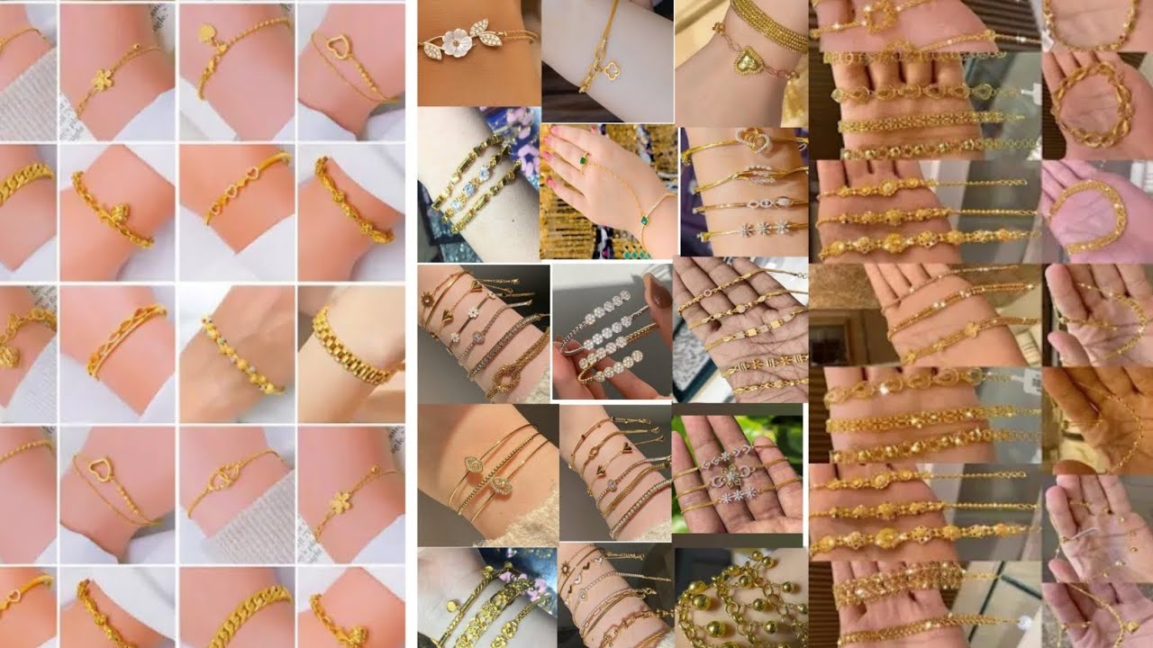 trandy gold bracelet designs 2025 || Tanishq Gold Bracelet || Gold Kada Designs