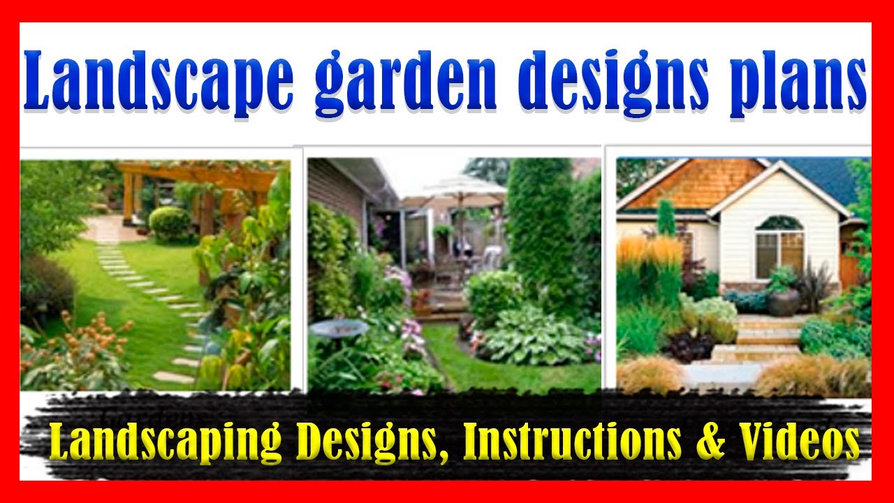 Landscape Pre Planned Garden Designs Build Your Dream Landscape