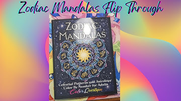 Zodiac Mandalas By Color Questopia Flip Through