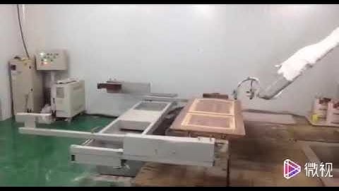 SZGH-T2950-3C-6 painting robot arm applied to wooden door ;