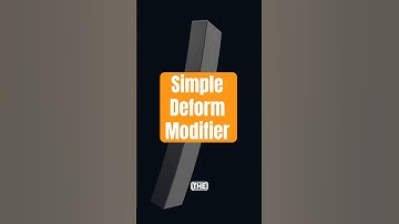 Are you using Simple Deform correctly? #b3d #blender #blender3d #blendertutorial