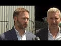 Ante las posibles crecientes por El Niño, Frigerio supervisó en Concordia el operativo de prevención