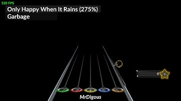 Only Happy When It Rains 275% - Keyboard FC (Clone Hero)