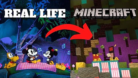 Epic Mickey and Minnie's Runaway Railway Minecraft...