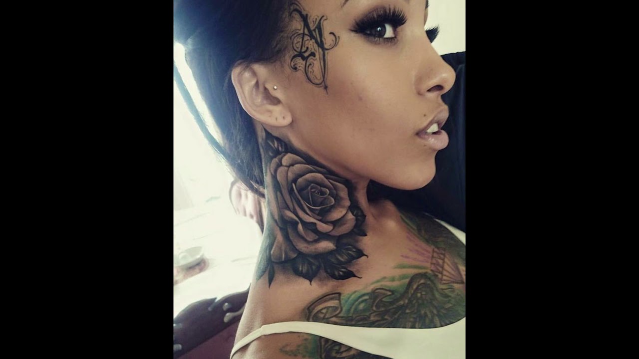 Tatuajes cuello mujer