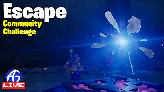 🔴LIVE | Dungeon Escape Challenge in Lego Fortnite Day 2