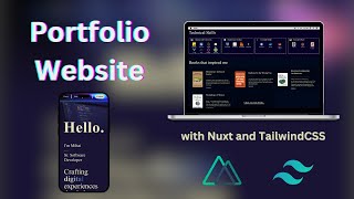 Build a Stunning Portfolio Website with Nuxt.js, TailwindCSS and Bun - Step-by-Step Guide by Let's Talk Dev 1,083 views 2 months ago 43 minutes