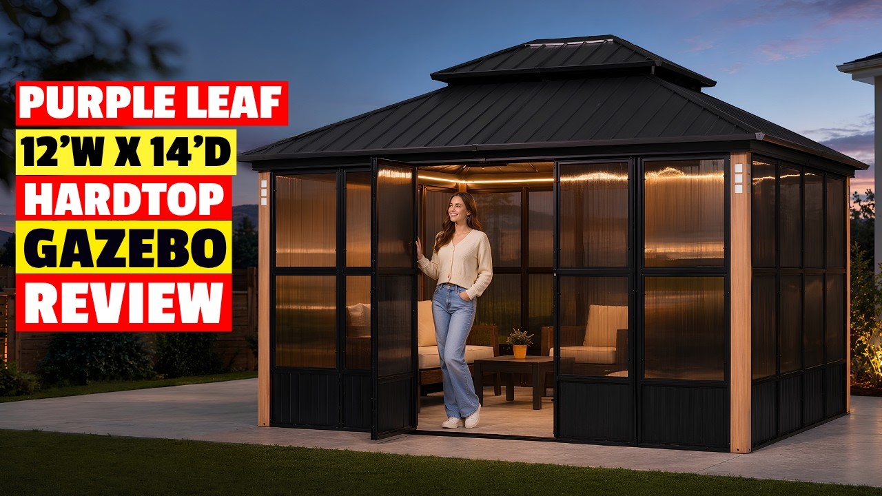 Purple Leaf 12x14 Hardtop Gazebo Review – Aluminum Solarium 2026