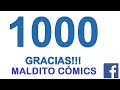 Maldito Cómics ha llegado a los mil likes en Facebook.