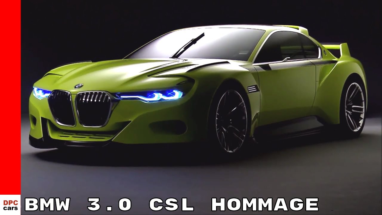 Bmw 3.0 Csl Hommage Concept - Youtube