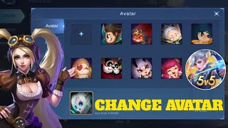 How To Change Avatar in Mobile Legends | Mobile Legends Avatar/Profile Picture Change