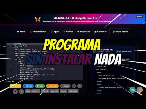 ⚙️ Script Runner Pro 🧪 HTML, CSS and JS Editor | FREE tool for programming without installing any...
