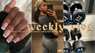 weekly vlog ❤︎ first week in the gym, nail appointment, feeling down & more