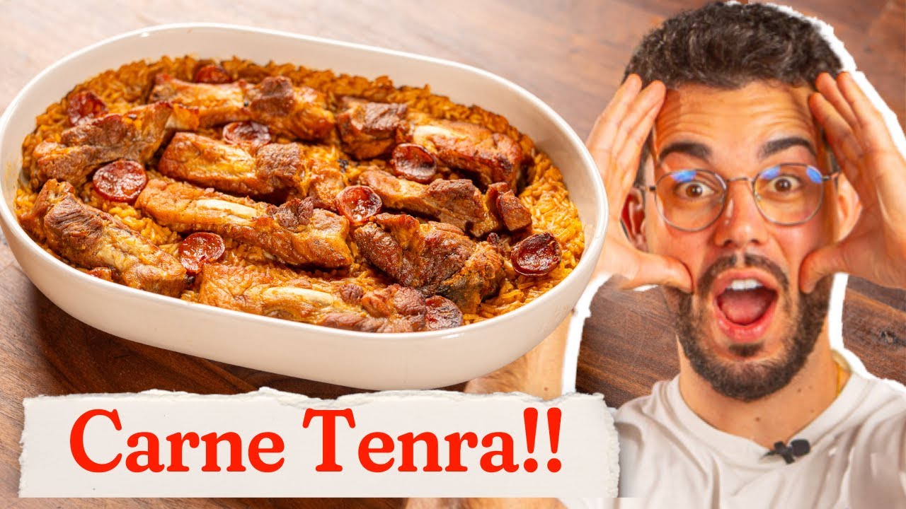 Arroz de Entrecosto no Forno Nunca Falha!