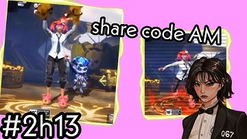 #2h13 Share code AM Free Fire cực vip alight motion đập giống video star cực vip pro