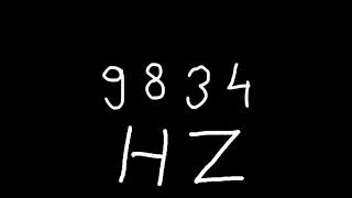 9834 hz