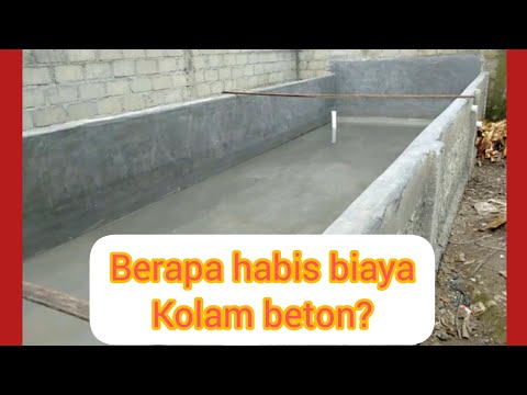 Video: Berapa meter beton yang saya butuhkan untuk kolam?