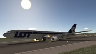 Can a plane land without landing gear? | LOT flight 16 in RFS | Real Flight Simulator