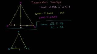Congruent legs and base angles of isosceles triangles | Congruence | Geometry | Khan Academy