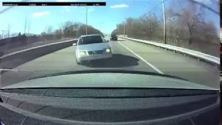 Rear Dash Cam Captures Reckless Teenage Driver Crash