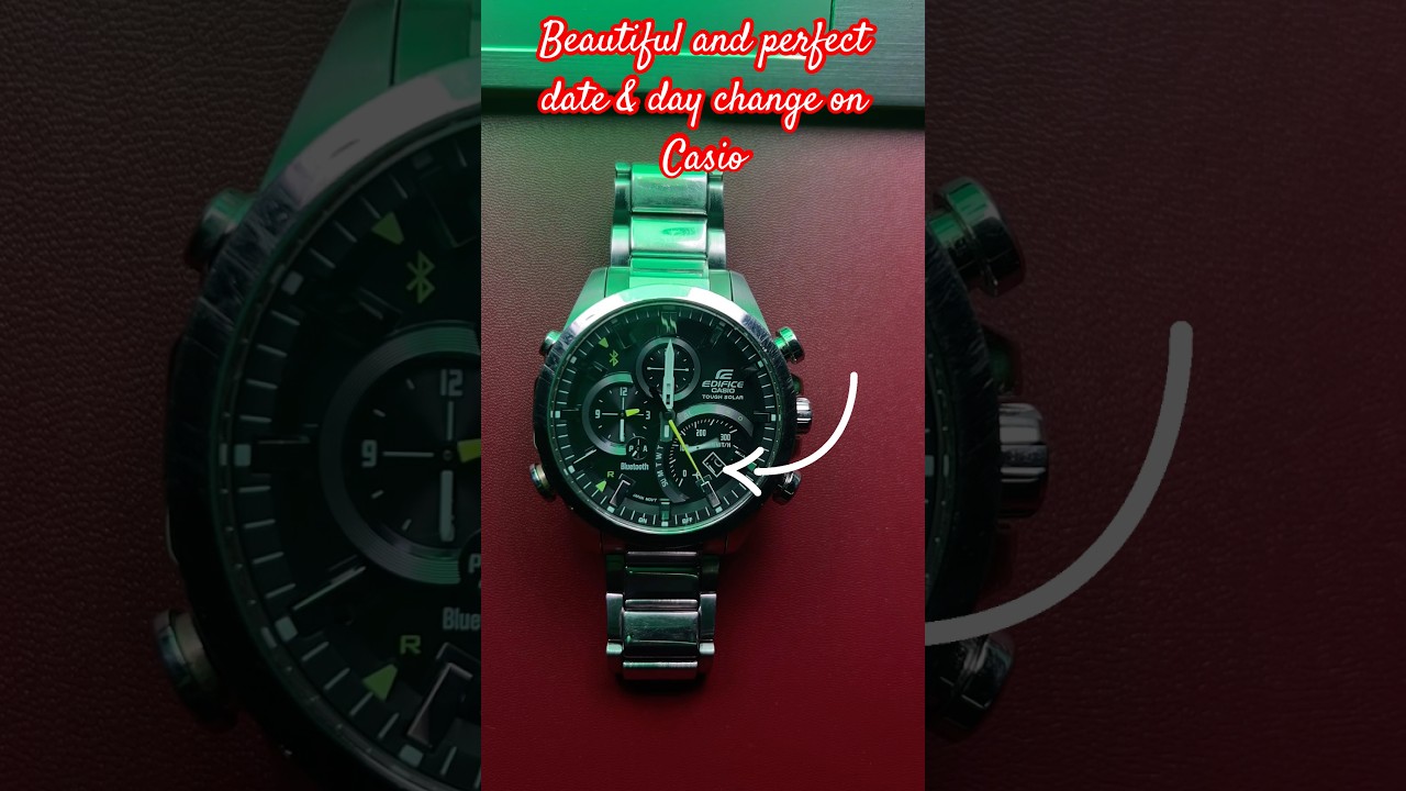 Guarda Beautiful day and date change on Casio Edifice #trending #watch #shorts su YouTube Guarda Beautiful day and date change on Casio Edifice #trending #watch #shorts su YouTube