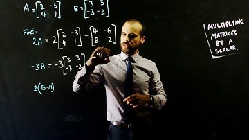 Multiplying matrices by a scalar