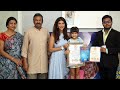 Manchu Lakshmi’s daughter Vidya Nirvana enters Nobel Book of World Records
