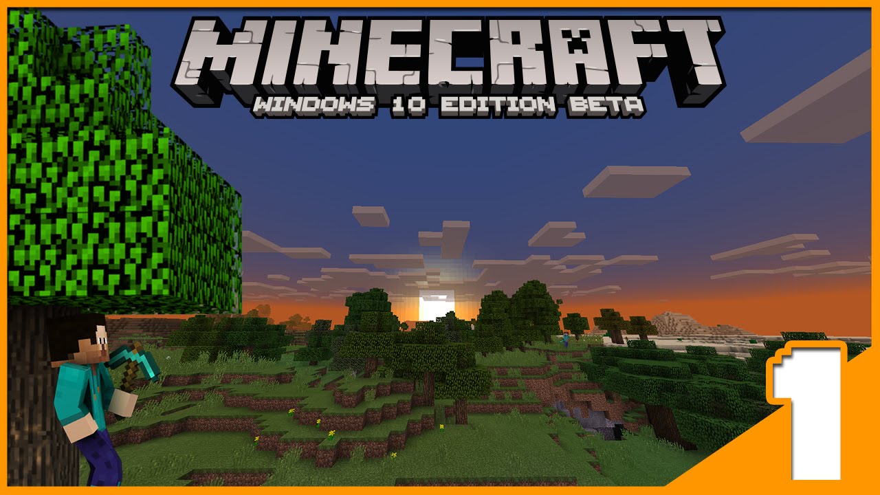 Minecraft Windows 10 Beta Survival [Part 1] Herobrine is here! -RealLifeOORA