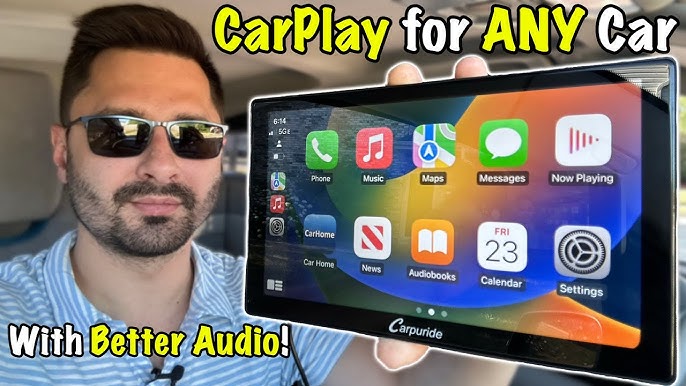 Easily Add CarPlay To Any Car  Carpuride W901 (9 inch) Review