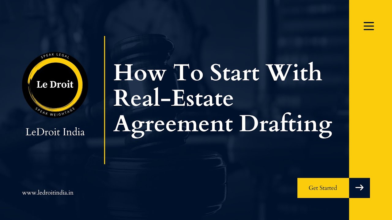 How To Start With Real Estate Agreement Drafting- RERA Overview