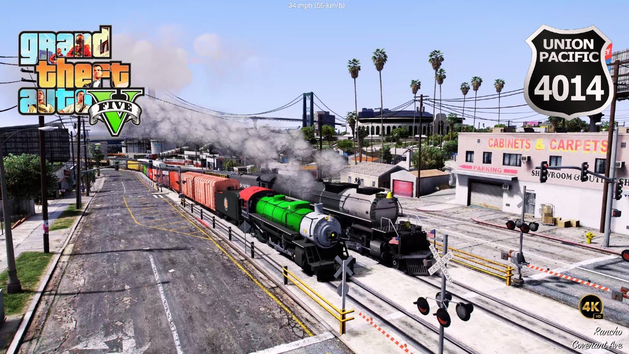 Union Pacific Big Boy | Abandon Railroads | Grand Theft Auto V