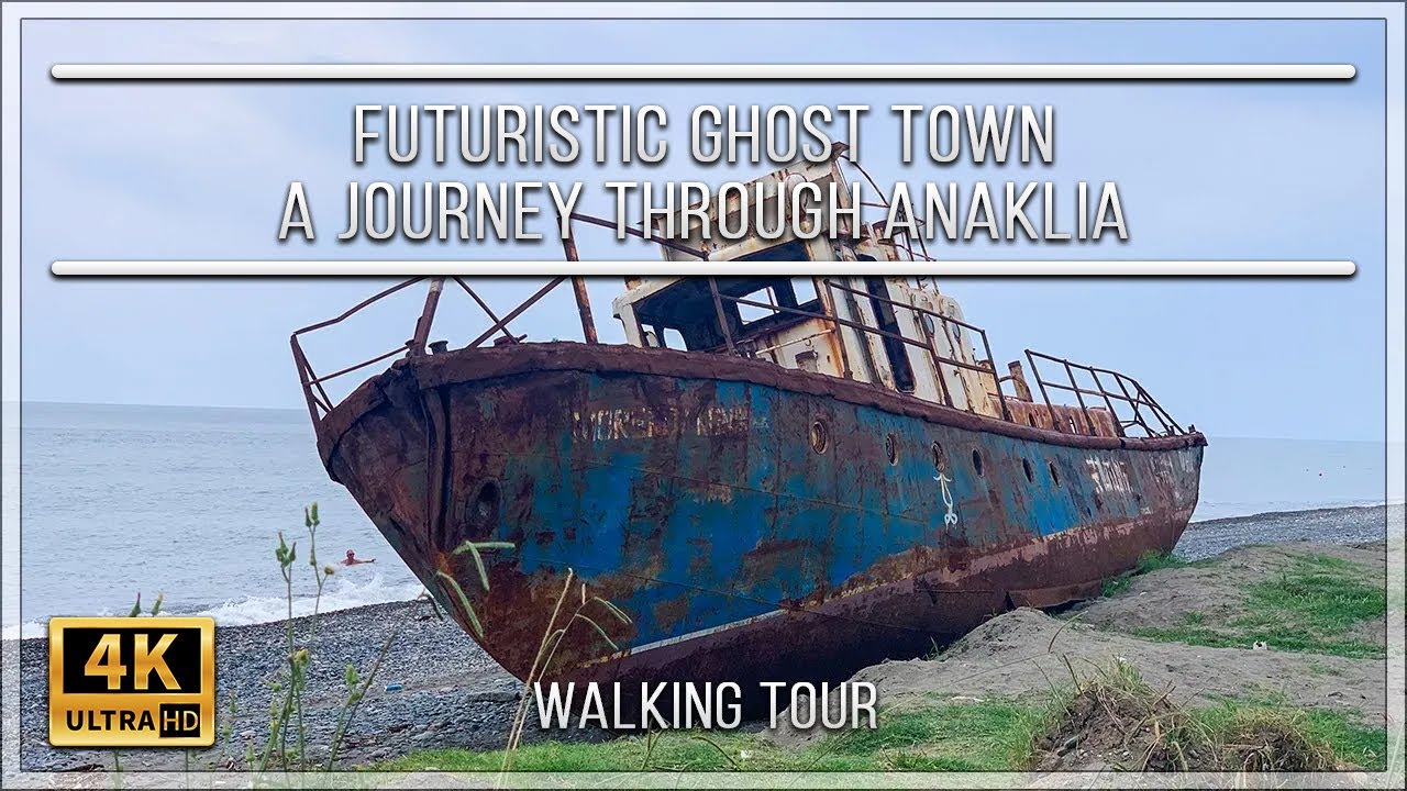 Futuristic Ghost Town: A Journey Through Anaklia in 4K