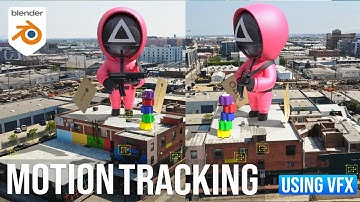 Blender VFX Tutorial | Blender Cgi Ads VFX Animation and Motion Tracking
