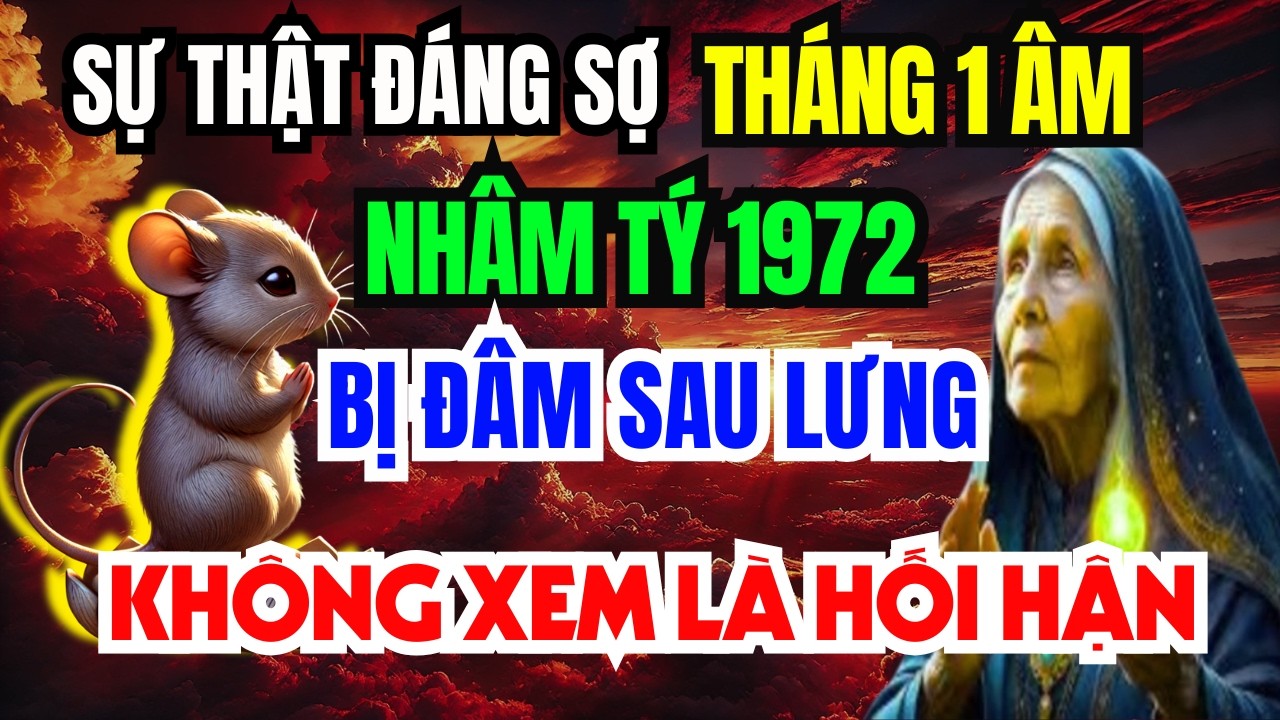 THẦY PHÁP HÒA KHAI THỊ: Nhâm Tý 1972 T1 ÂL Trả Nghiệp Âm, Bị Hãm Hại Ngầm, Biết Muộn Ân Hận Cả Đời